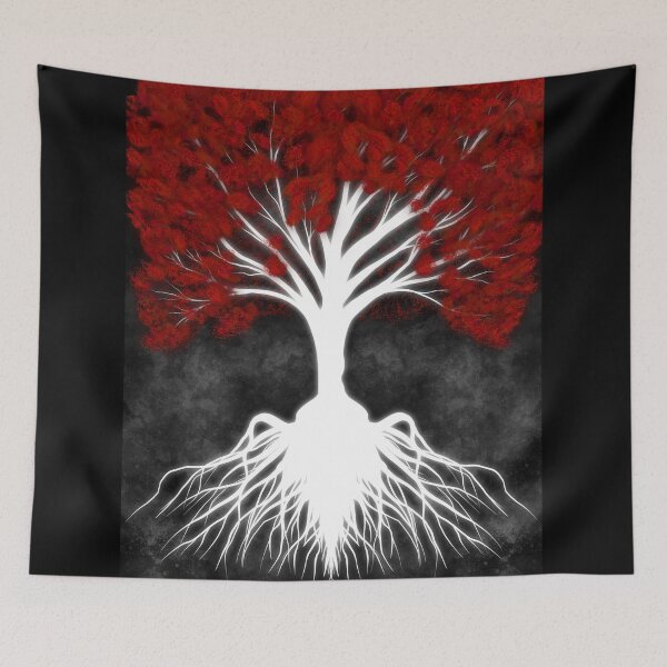 Item preview, Tree with red leaves designed and sold by Kcinnik.