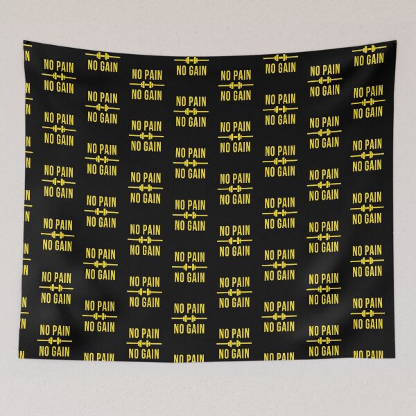 Item preview, No Pain No Gain - Workout Motivation  designed and sold by Sansmalice.