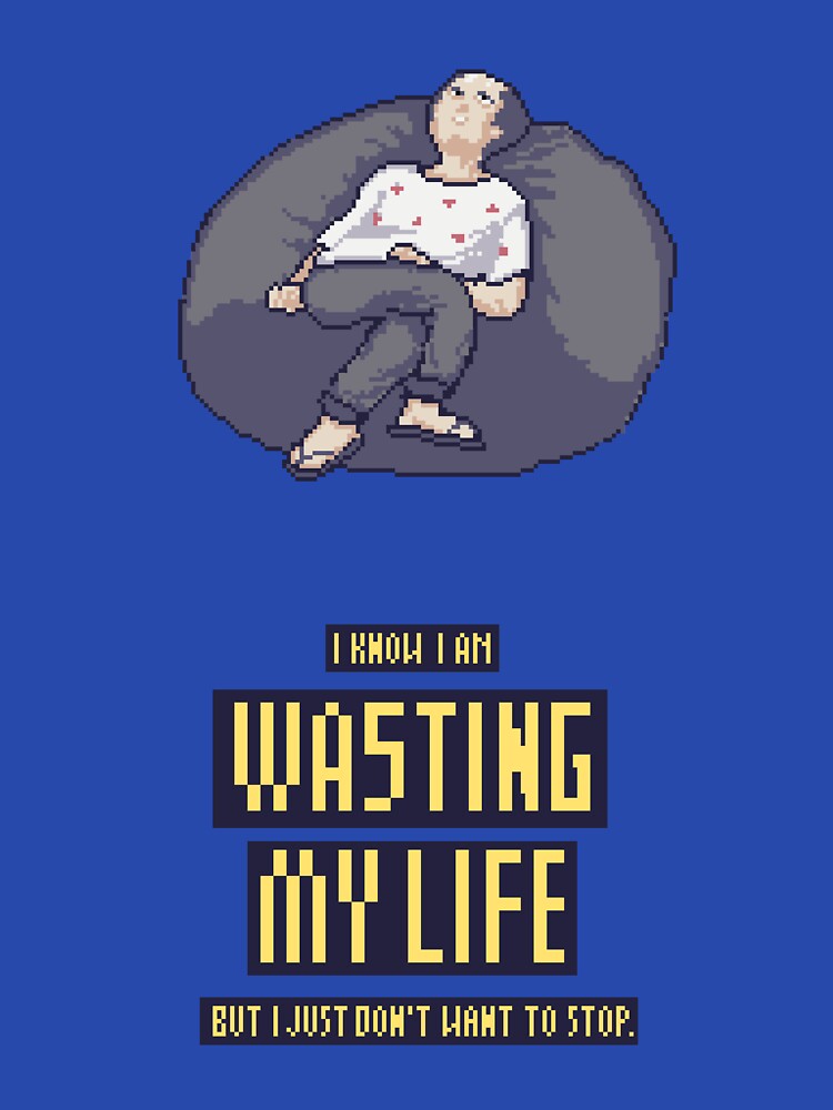 Thumbnail 7 of 7, Pullover Sweatshirt, Wasting life bean bag designed and sold by Mt-Front.