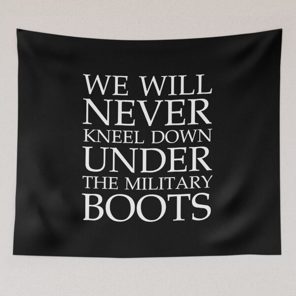 Item preview, We will never kneel down under the military boots designed and sold by K-icon.