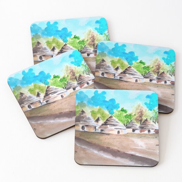 Item preview,  Afrika village designed and sold by Jean Paul  CURTIS.