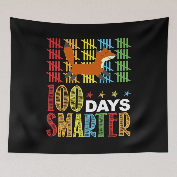 Item preview, 100 Days Smarter Fox Kids 100 Days Of School designed and sold by Ibu83.