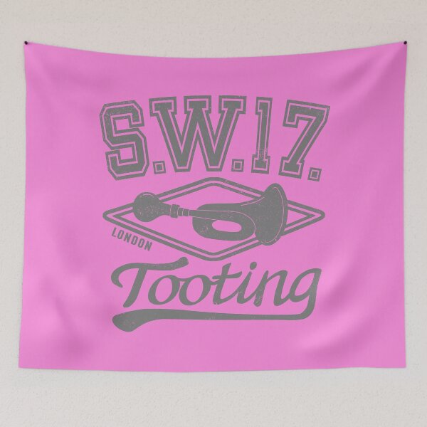 Item preview, Tooting State Of Mind Grey/Pink designed and sold by ShorelineSally.