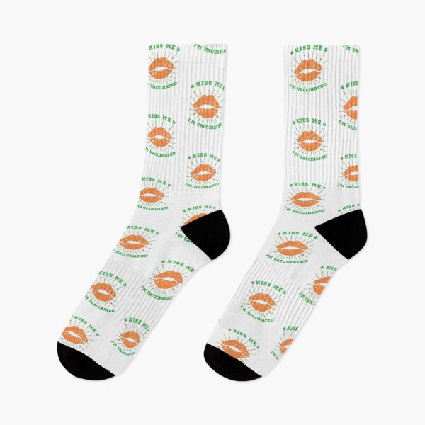Item preview, Kiss me Im vaccinated, Shamrock Flowers, Happy St Patrick Day designed and sold by Magdy Store.