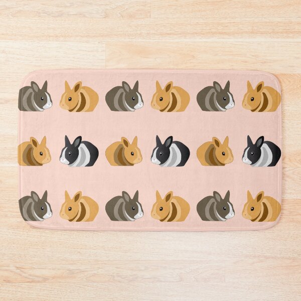 Item preview, Cute Bunny Rabbit Loaf X Four | Four Loaves of Cute Rabbits designed and sold by Rabbitti.