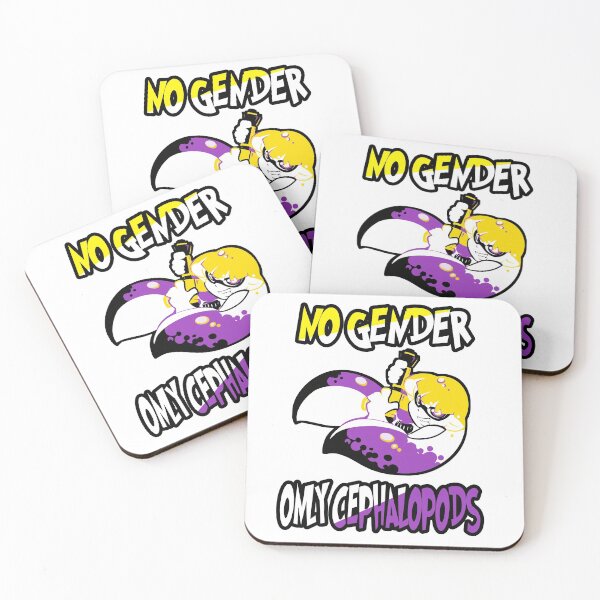 Item preview, Nonbinary Squid No Gender Only Cephalopods designed and sold by melodiesofart.