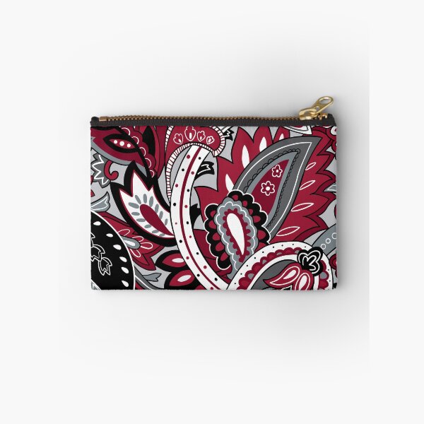 Item preview, red, black, white paisley designed and sold by briegot.