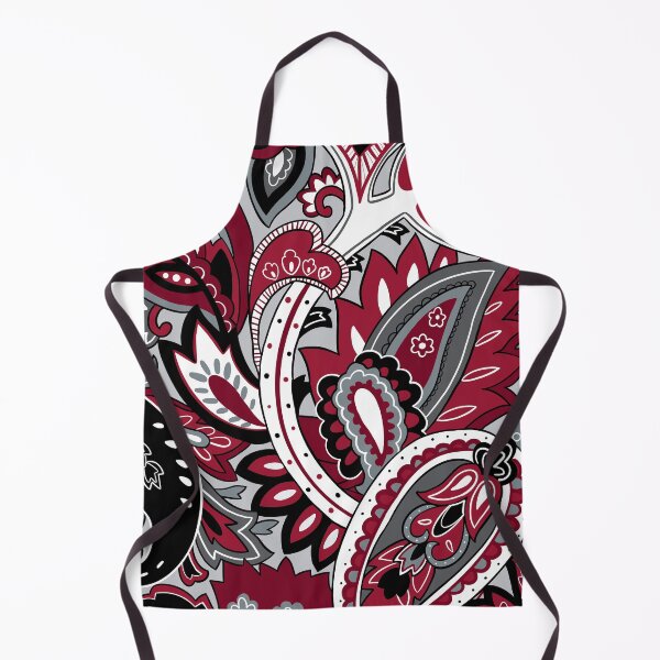 Item preview, red, black, white paisley designed and sold by briegot.