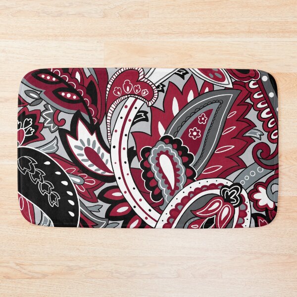 Item preview, red, black, white paisley designed and sold by briegot.