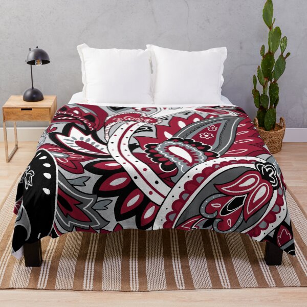 Item preview, red, black, white paisley designed and sold by briegot.