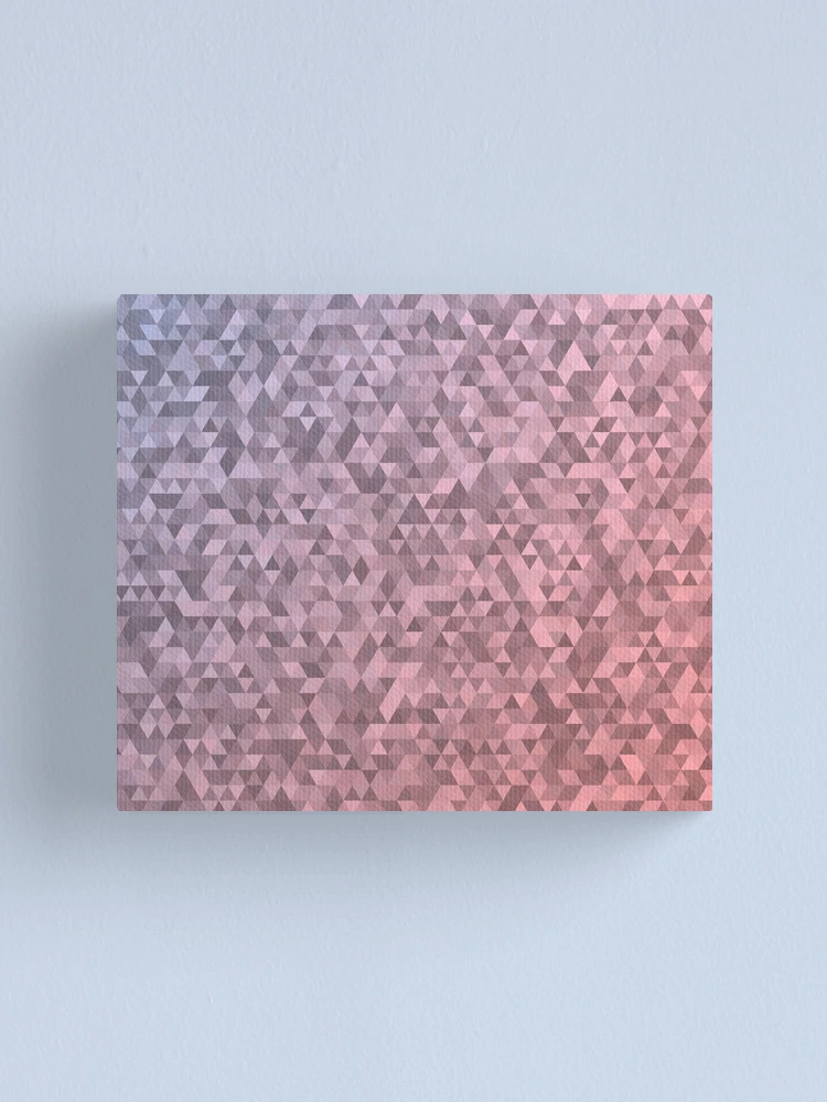 Thumbnail 1 of 3, Canvas Print, Pink Modern Geometric Pattern designed and sold by Rizwana Khan.