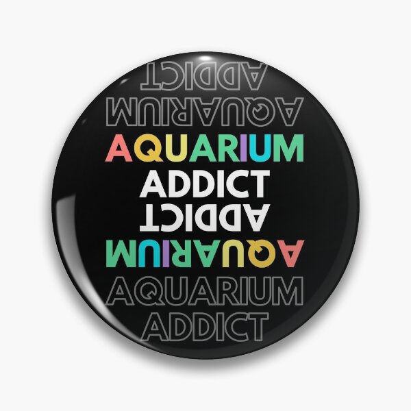 Item preview, Aquarium addict in beautiful rainbow up side down color designed and sold by Learntobeamom.