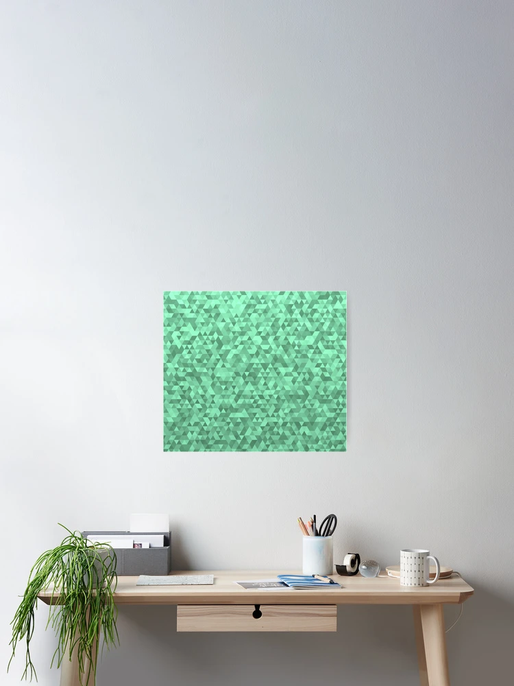 Thumbnail 2 of 3, Poster, Turquoise Glitter Pattern designed and sold by Rizwana Khan.