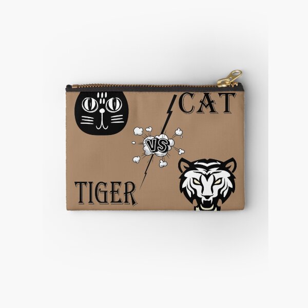 Item preview, cat vs tiger funny classic t-shirt for men and women 2021 designed and sold by zakariadesigner.