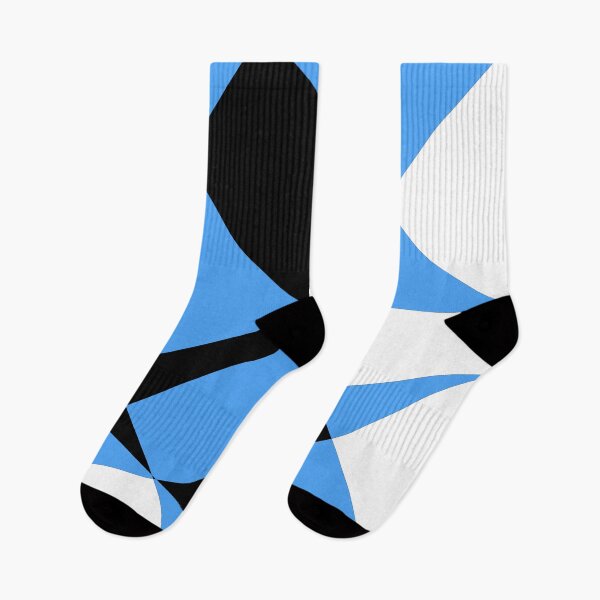 Item preview, Black, White and Blue Geometric Pattern designed and sold by iconatastic.
