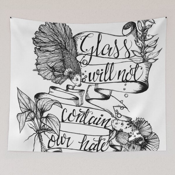 Item preview, Betta Fight Club designed and sold by TheSketchyLady.