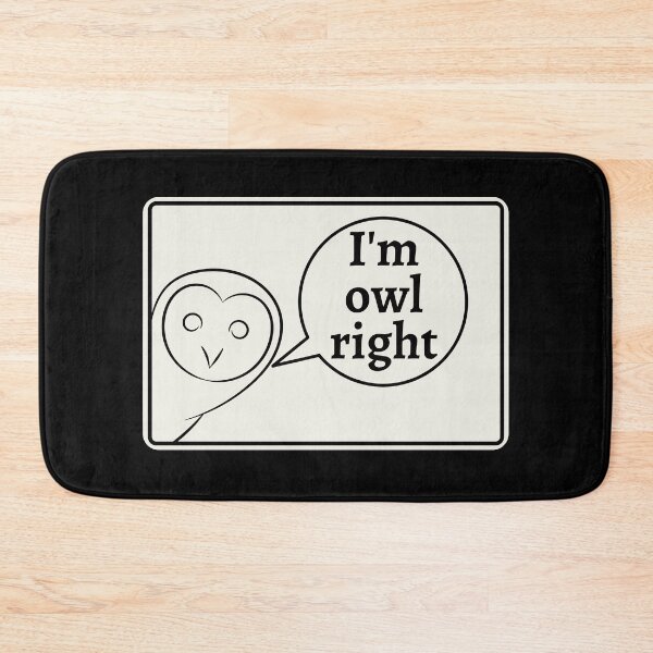 Item preview, I'm owl right | Because owl you need is love | Reclaim the night designed and sold by Flow-Store.