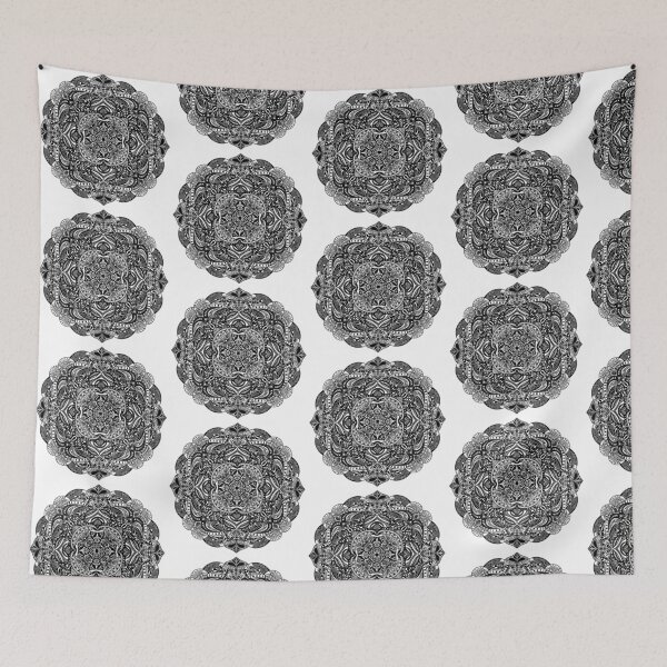 Item preview, Intricate Black and White Mandala  designed and sold by hai1ey-design.