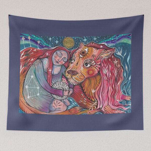 Item preview, "Leo Full Moon" designed and sold by phoebedeanart.