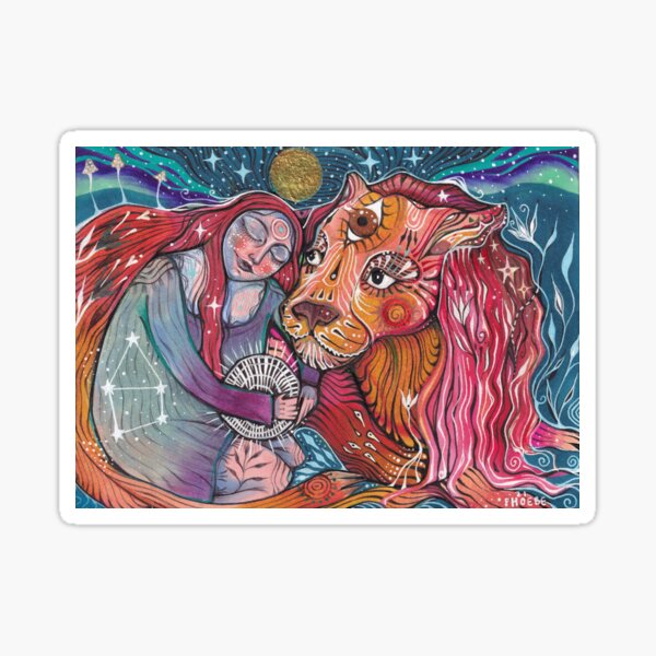 Item preview, "Leo Full Moon" designed and sold by phoebedeanart.
