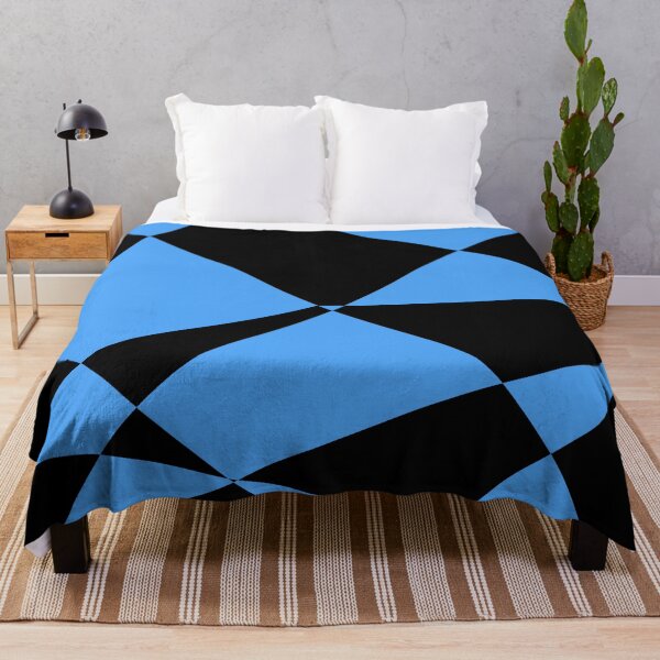 Item preview, Black and Blue Geometric Pattern designed and sold by iconatastic.