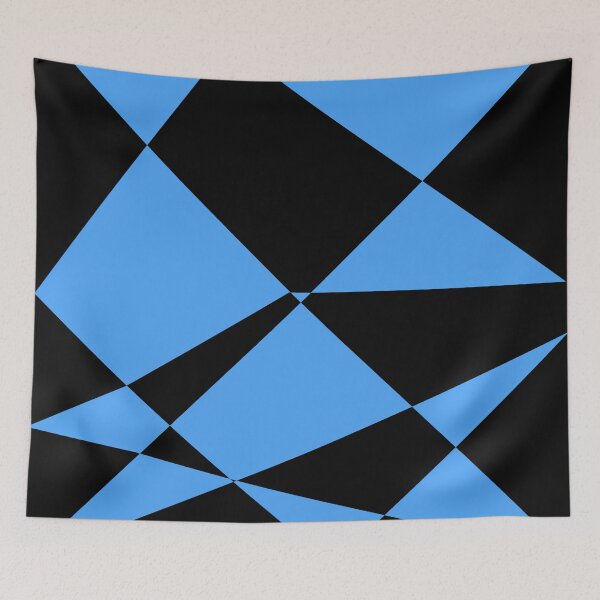 Item preview, Black and Blue Geometric Pattern designed and sold by iconatastic.