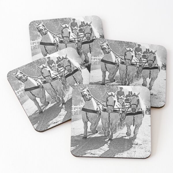 Item preview, r2734/ 17 Nostalgie " Le Haras du Pin " Finition 2021 "  Caléche et les Héros du jour en Parade public (n&b)(h) Olavia-Olao Okaio Créations designed and sold by o.okaïo.