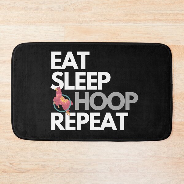 Item preview, Eat Sleep Hula Hoop Repeat Llama designed and sold by LeonardoBotha.