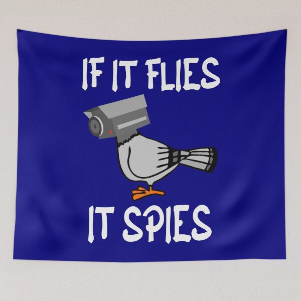 Item preview, If It Flies It Spies designed and sold by Vladan Seva.