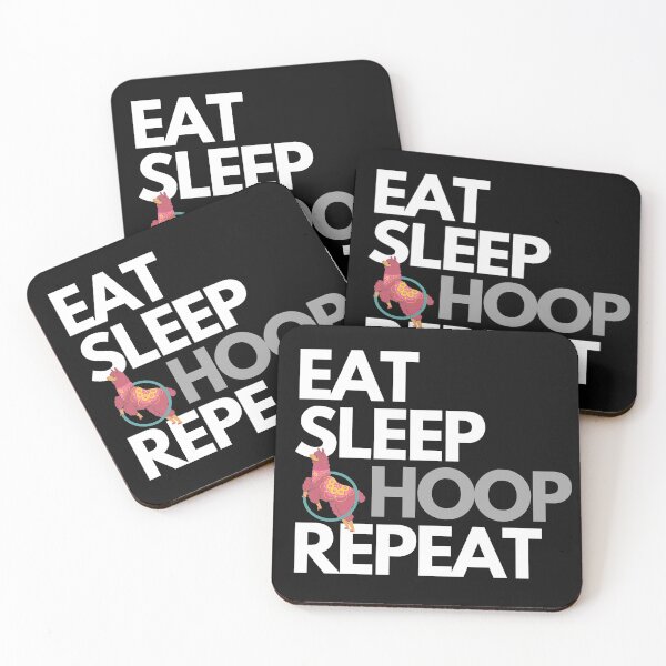 Item preview, Eat Sleep Hula Hoop Repeat Llama designed and sold by LeonardoBotha.