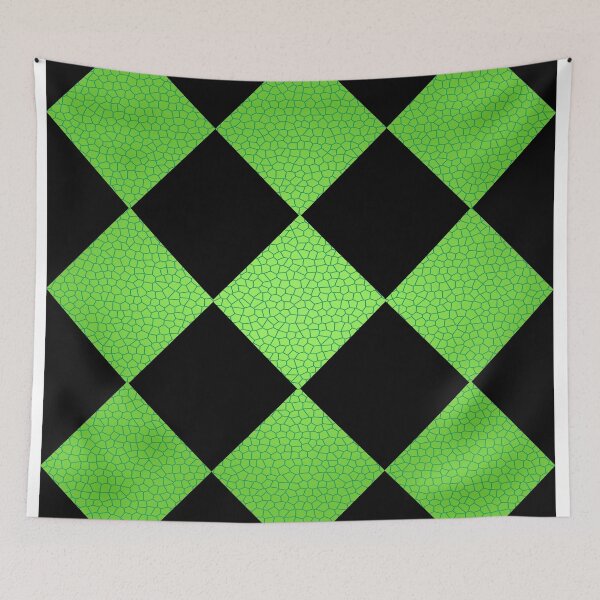 Item preview, Pattern Chessboard Black and Green designed and sold by emhoteb.