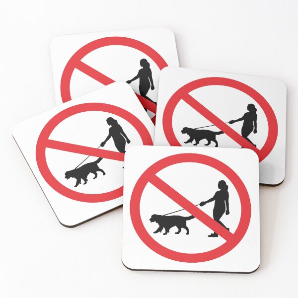 Item preview, No Dog Walk designed and sold by ProhibitionStickers.