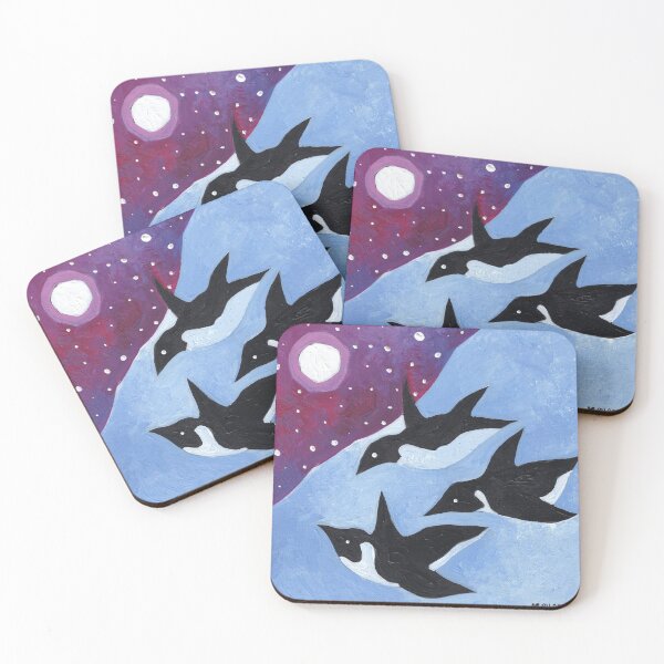 Item preview, "Happy Penguins" designed and sold by phoebedeanart.