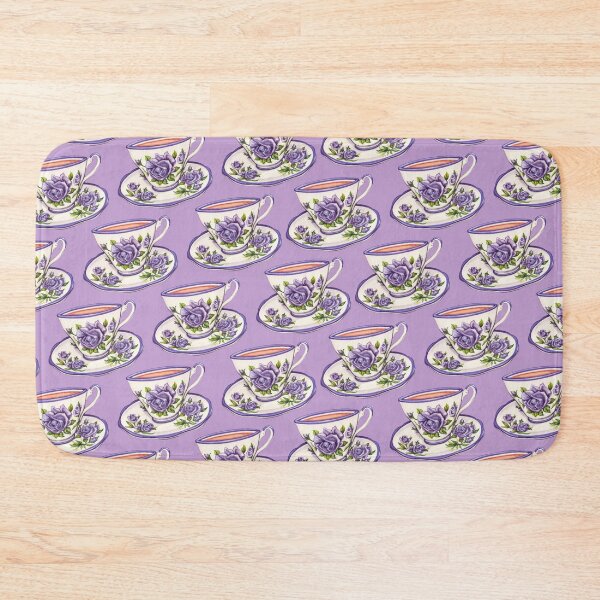 Item preview, Tea Cup Pattern - Lavender designed and sold by Kelly  Gilleran.