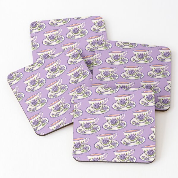 Item preview, Tea Cup Pattern - Lavender designed and sold by Kelly  Gilleran.