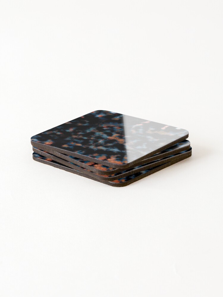 Thumbnail 4 of 5, Coasters (Set of 4), Distorted Blizzards designed and sold by RubyPrintDesign.