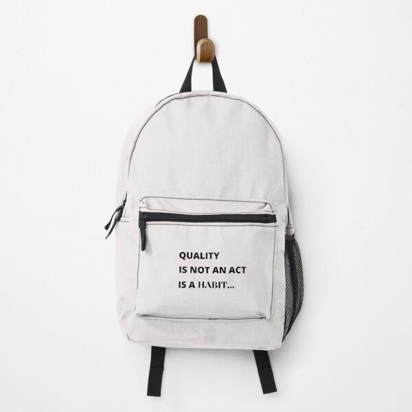 Item preview, Quality Is Not An Act Is A Habit designed and sold by dress-in.