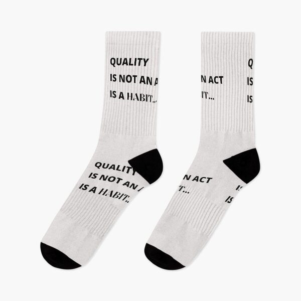 Item preview, Quality Is Not An Act Is A Habit designed and sold by dress-in.