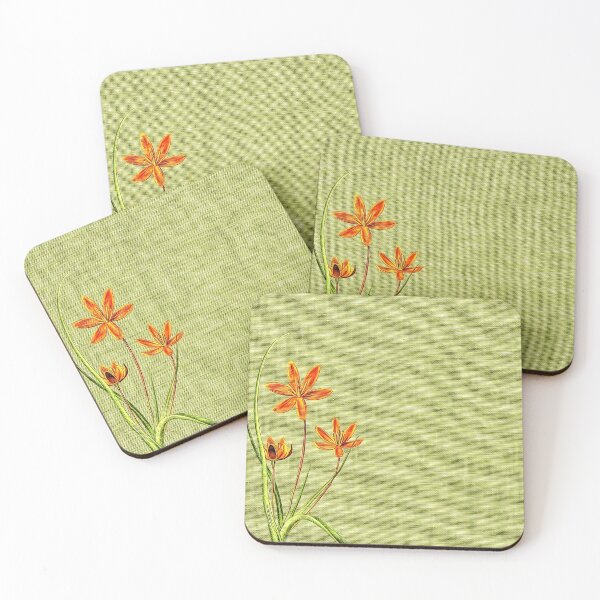 Item preview, Simple Orange Flowers designed and sold by RitaMaye.