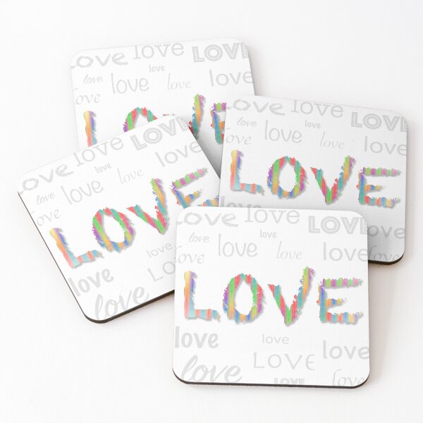 Item preview, LOVE - Multi color Many word designed and sold by Schadow-Studio.