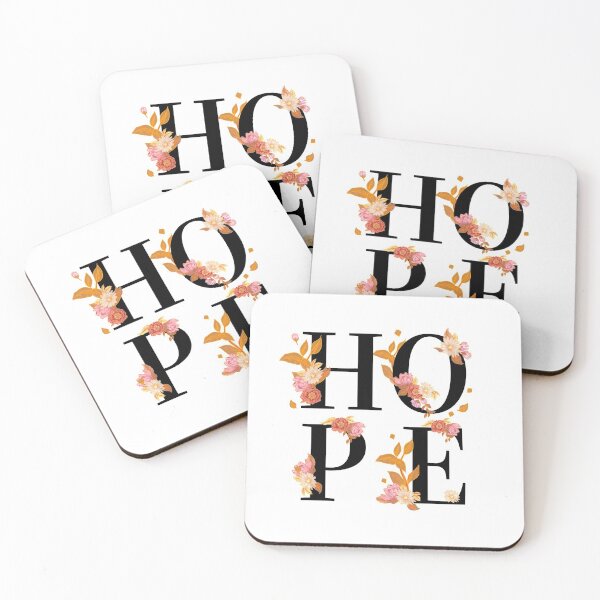 Item preview, Hope Floral Word Art designed and sold by MusberriDesigns.