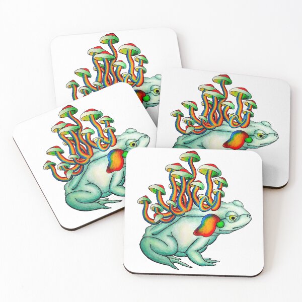 Item preview, Psychedelic Mushroom Toad  designed and sold by Marie Daum.