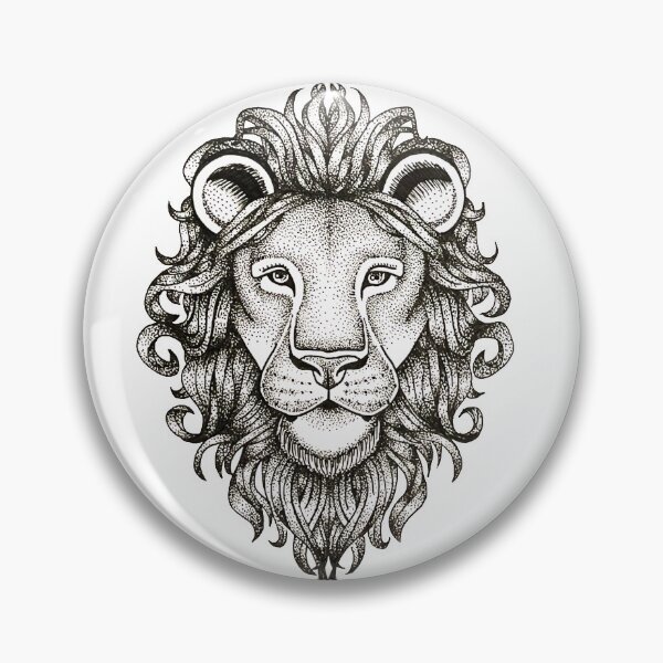 Artikelvorschau, Dotwork Lion entworfen und verkauft von Agavadesigns.