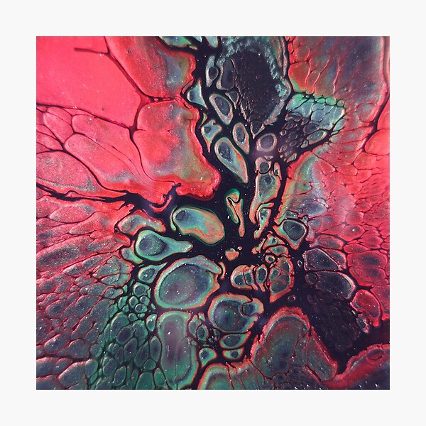 Item preview, Acrylic Bloom Pour Art designed and sold by JMoPainting.