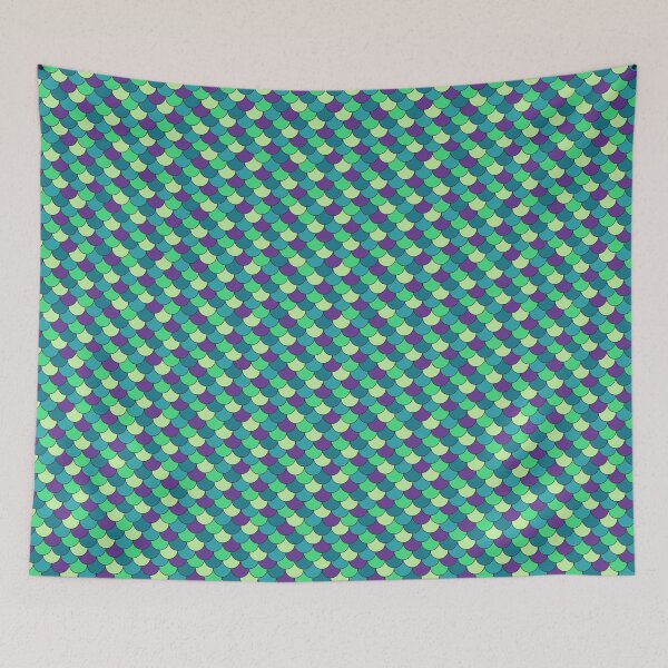 Item preview, Mermaid scales in green and purple 2 designed and sold by AnnieHochmann.
