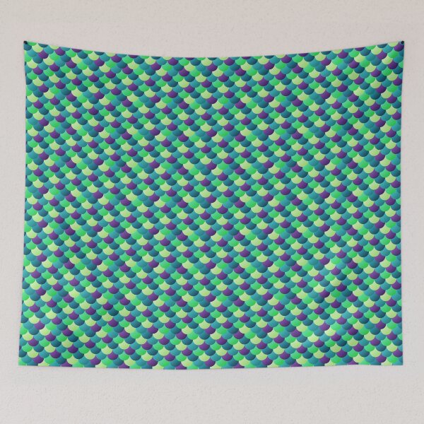 Item preview, Mermaid scales in green and purple 3 designed and sold by AnnieHochmann.