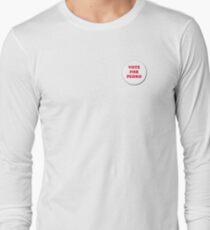 Vote for Pedro - Badge Long Sleeve T-Shirt