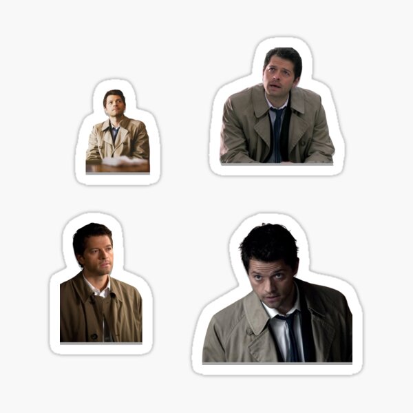 Item preview, Castiel Sticker Pack designed and sold by wayward2.
