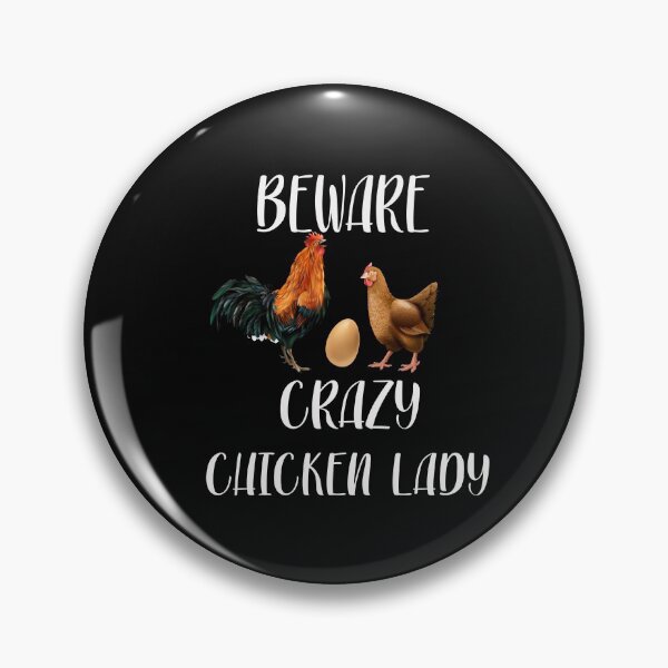 Item preview, Beware Crazy Chicken Lady Classic T-Shirt designed and sold by Ikgha.