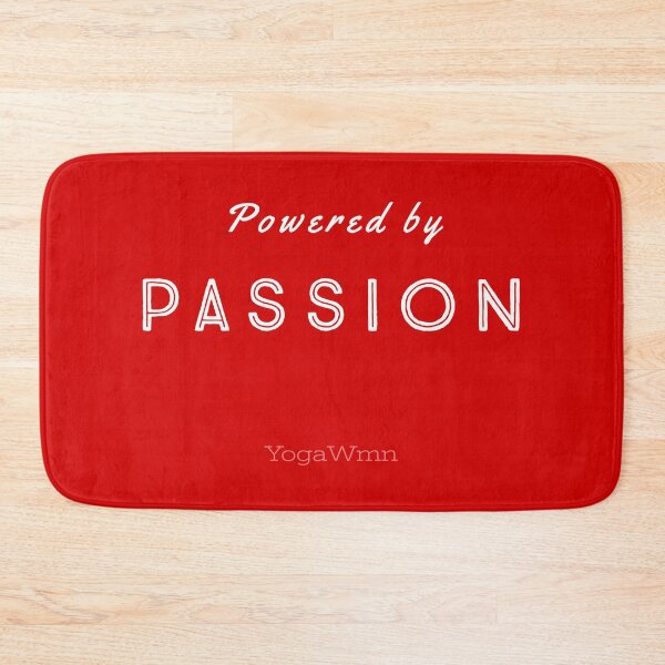 Item preview, Powered by passion designed and sold by Yogawoman.
